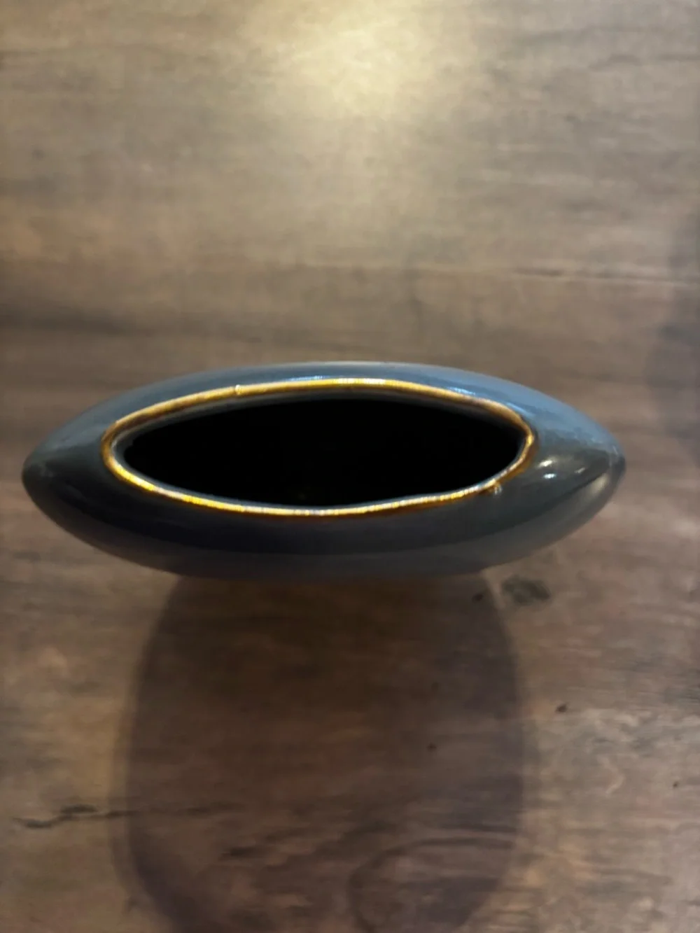 Gray Floral Ceramic vase